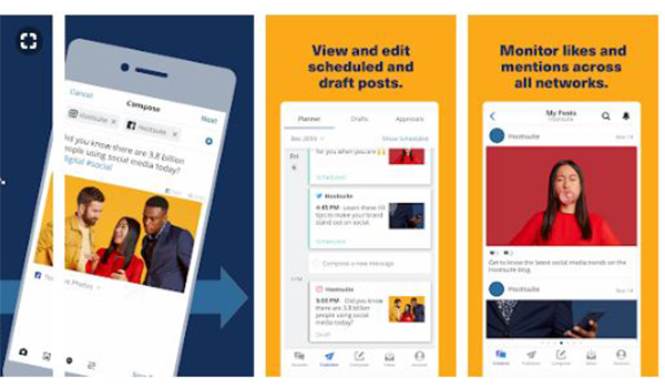 تطبيق Hootsuite واحد من افضل بدائل تويتر على الاندرويد 2020