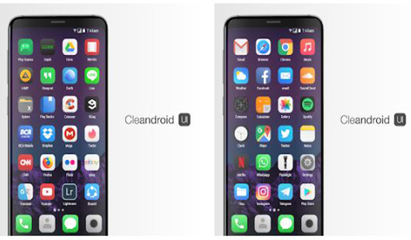 Cleandroid UI لتحويل شكل الاندرويد الى ايفون