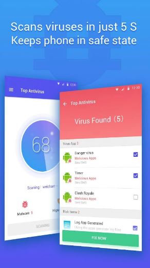 حمل اخف تطبيق حماية لاجهزة الاندرويد Top Antivirus | بحرية درويد