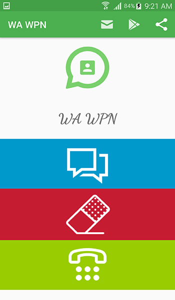 طريقة ارسال رسائل واتس اب لأي رقم بدون اضافته الى جهات الاتصال عبر تطبيق WA WPN | بحرية درويد