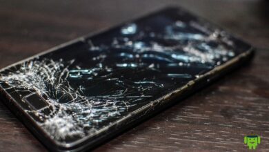 حل مشكلة عدم استجابة شاشة اللمس — شاشة مكسورة